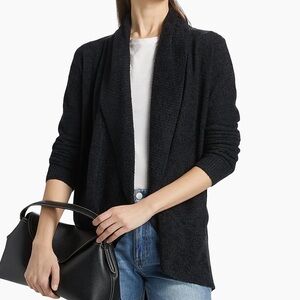 Barefoot Dreams Women's Cozychic Lite Circle Long Sleeve Cardigan Black XS/S